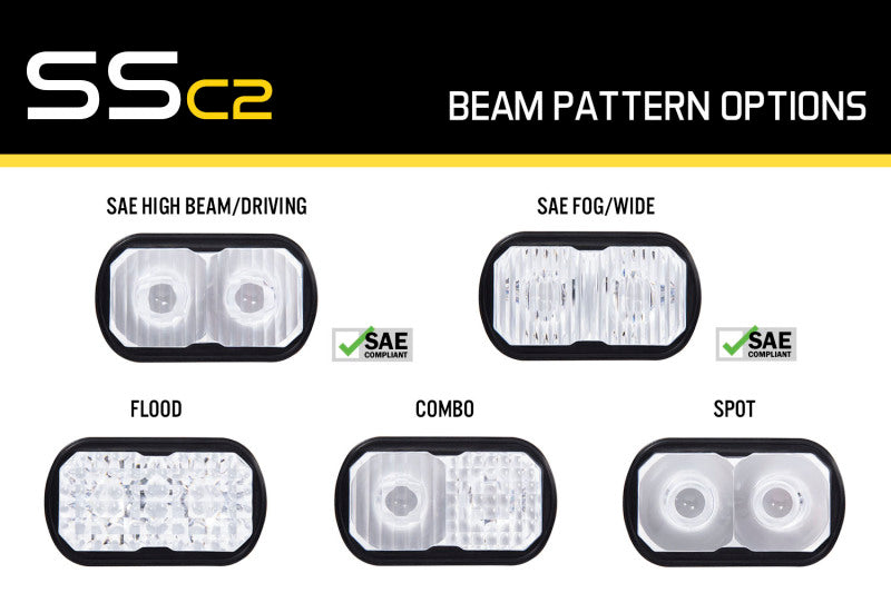 Diode Dynamics Stage Series 2 In Lens Combo Clear