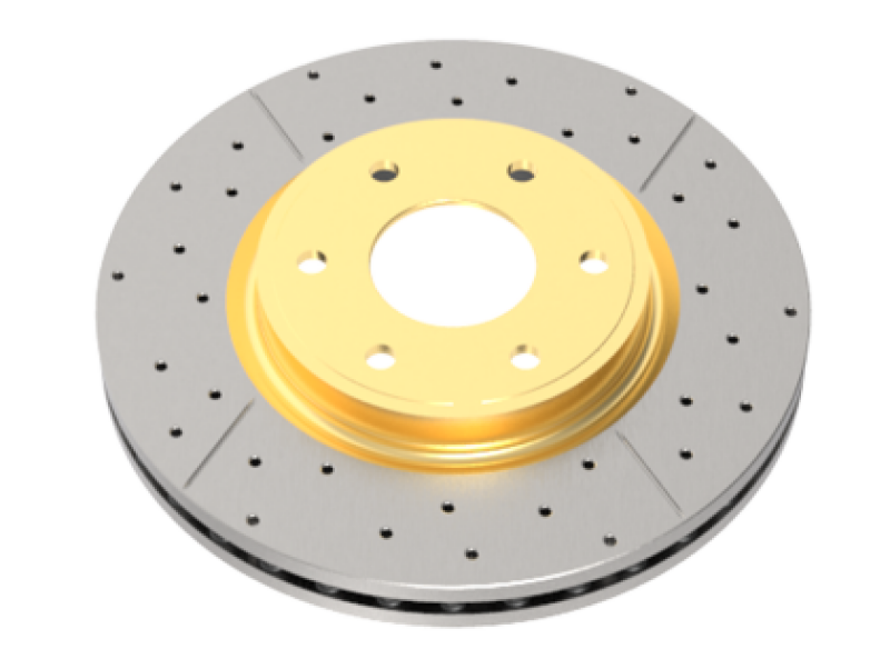 DBA 09-22 Dodge Ram 2500 RWD Rear Street Series Drilled & Slotted Rotor w/Gold Hat