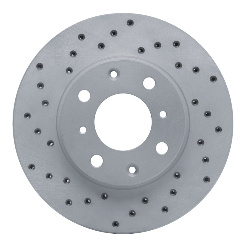 DFC 86-91 Acura Integra Front Left Drilled Geoperformance Rotor