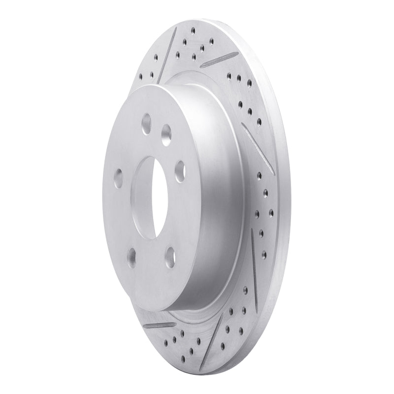 R1 11-16 Buick Lacrosse Rear Left Drilled & Slotted Geo-Carbon Rotor