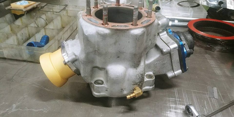 MSV Racing '85-'01 CR500 Outlaw Kart SUP Pipe Coupler/304 Exhaust Manifold Combo image 5