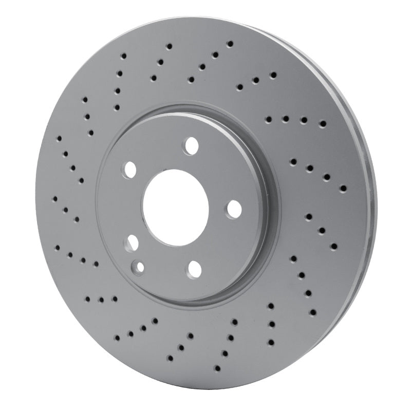 R1 02-09 Mercedes-Benz S430 Front Drilled GeoSPEC Coated Rotor