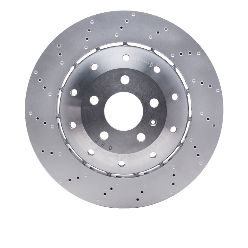 DFC 08-12 Audi R8 Rear Drilled Hi-Carbon Alloy Geomet Coated Rotor