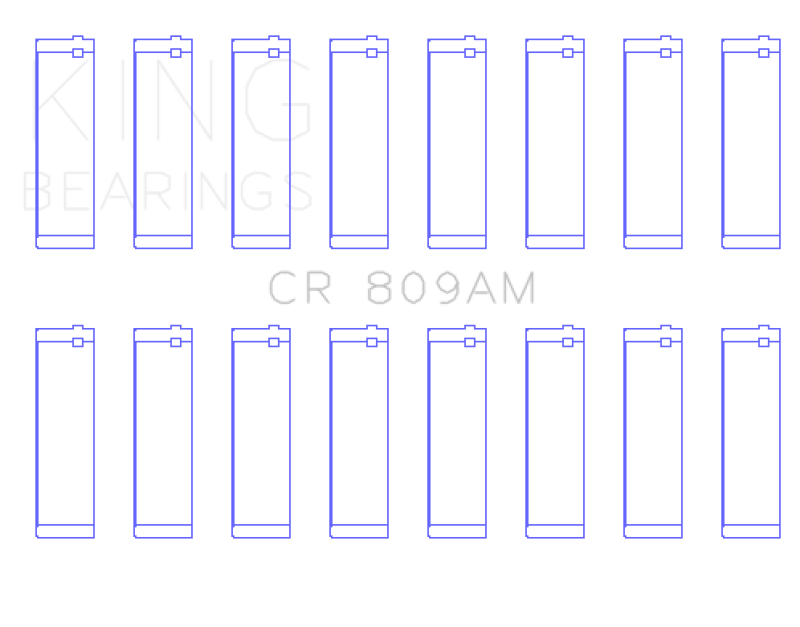 King Engine Bearings Ford 330/332/352/360/390/410/248 Engine Rod Bearings