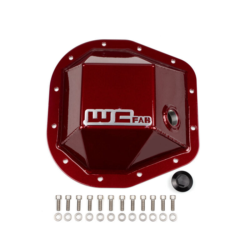 Wehrli 99-24 Ford F250/F350 SRW 10.5in Sterling Rear Axle Differential Cover - WCFab Red