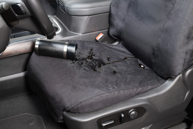 Covercraft 09-10 Ford Explorer Carhartt Super Dux SeatSaver Custom Front Row Seat Covers - Black