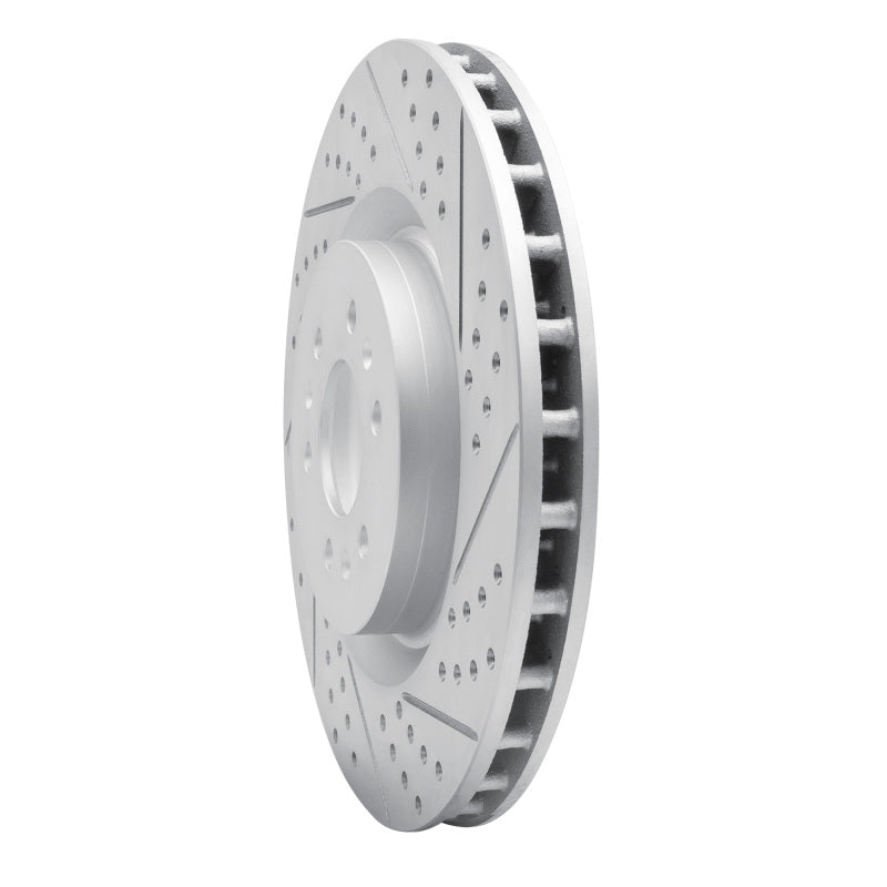 R1 04-11 Cadillac Cts Front Right Drilled & Slotted Geo-Carbon Rotor