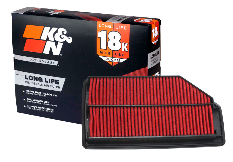 K&N Honda Odyssey V6-3.5L F/I 11-17 Air Filter