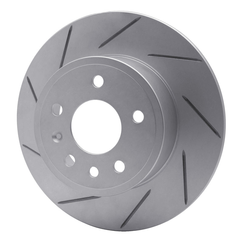 R1 99-02 Saab 9-3 Rear Slotted GeoSPEC Coated Rotor
