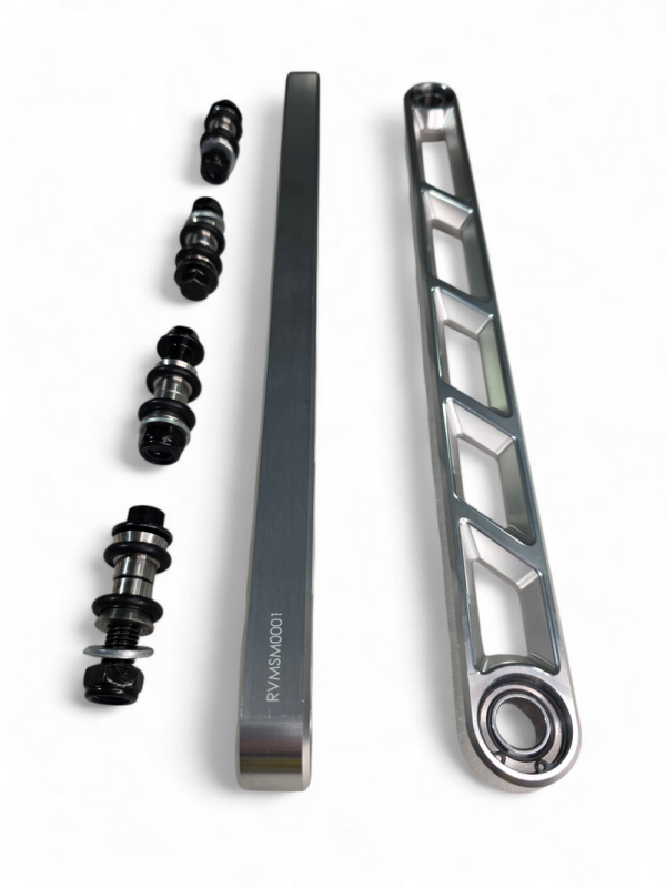 Elektric Offroad 2024+ Can Am Maverick R Rear Sway Bar Links Anodized Clear