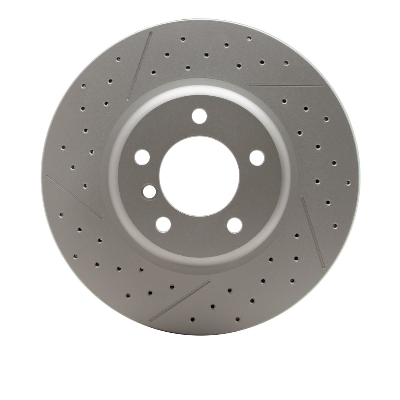 R1 13-13 BMW 135IS Front Drilled & Slotted GeoSPEC Coated Rotor