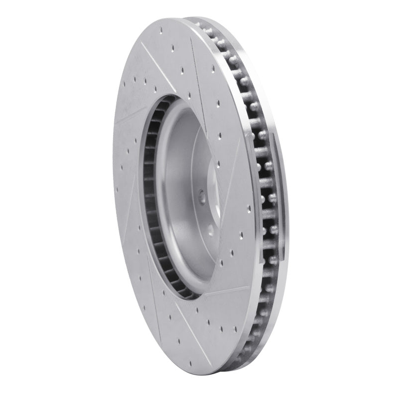 DFC 18-20 Land Rover Range Rover Front Left Drilled & Slotted Silver Brake Rotor