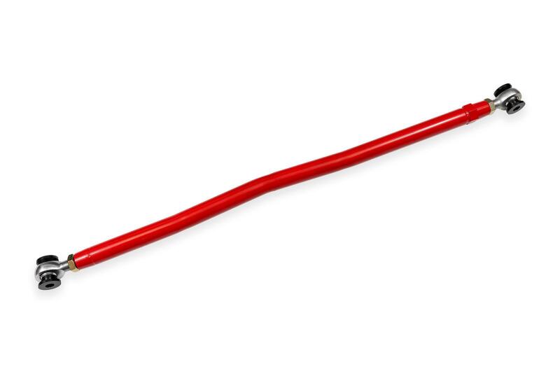 BMR 21+ Ford Bronco DOM Steel Panhard Rod w/ Double Adj. Rod Ends - Red