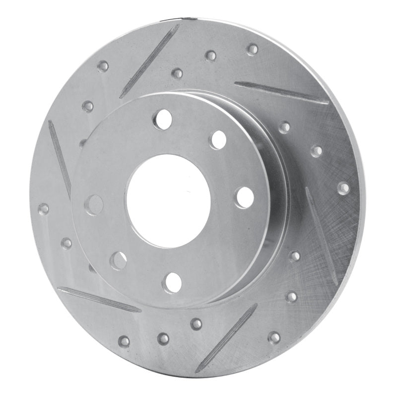 DFC 85-89 Chevrolet SPECTRUM Front Left Drilled & Slotted Silver Brake Rotor