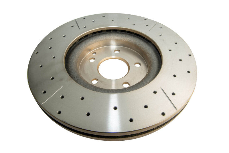 DBA 06-07 Mercedes-Benz C350 W203 (w/AMG Perf Brake) Front Drilled & Slotted Street Series Rotor