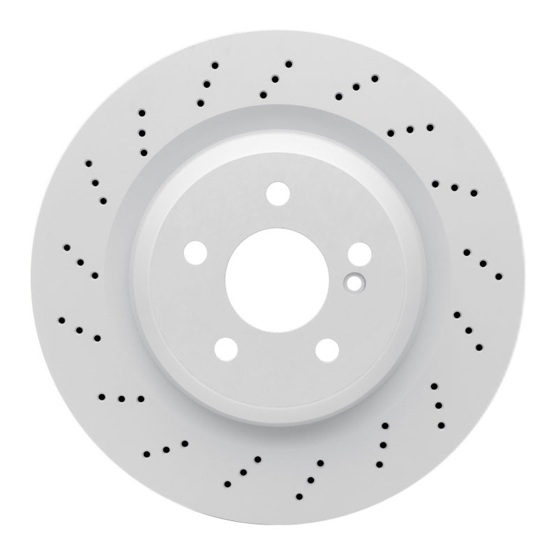 R1 03-12 Mercedes-Benz SL55 AMG Rear Drilled GeoSPEC Coated Rotor
