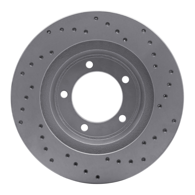 DFC 67-70 Chevrolet Bel Air Front Left Drilled Geoperformance Rotor