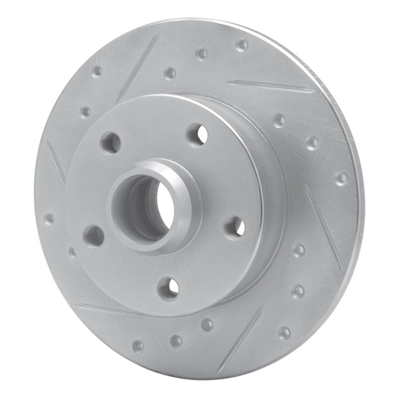 DFC 92-98 Volkswagen Golf Rear Left Drilled & Slotted Silver Brake Rotor