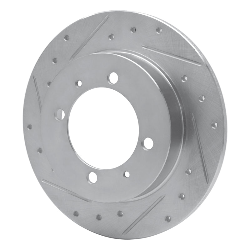 DFC 00-07 Mitsubishi Space Star (Mexico) Rear Left Drilled & Slotted Silver Brake Rotor