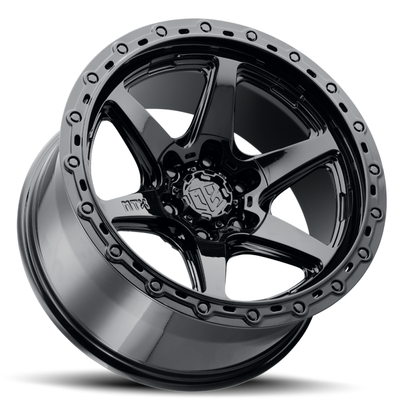 MTX Spitfire 6 Gloss Black 18x9in / 6x139.7 BP / 19mm Offset / 106.1mm Bore