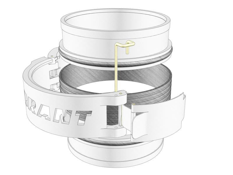 Vibrant Stainless Steel Weld Fitting w/ O-Rings for 4in OD Tubing