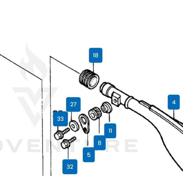 MSV Racing '84- '01 CR500 Muffler Connecting Pipe Kit image 1