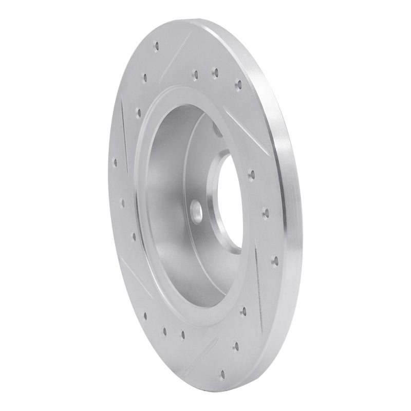 R1 78-90 Dodge Charger Front Right Drilled & Slotted Silver Brake Rotor