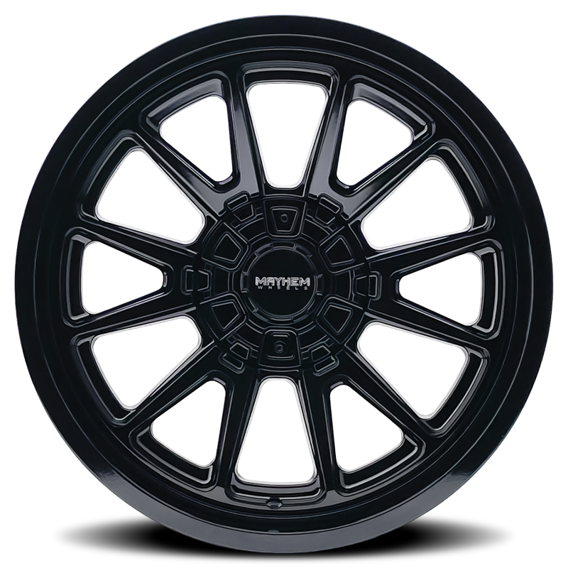 Mayhem 8116 Intrepid 20x10 / 6x135/139.7 BP / 24mm Offset / 106mm Hub Gloss Black Wheel