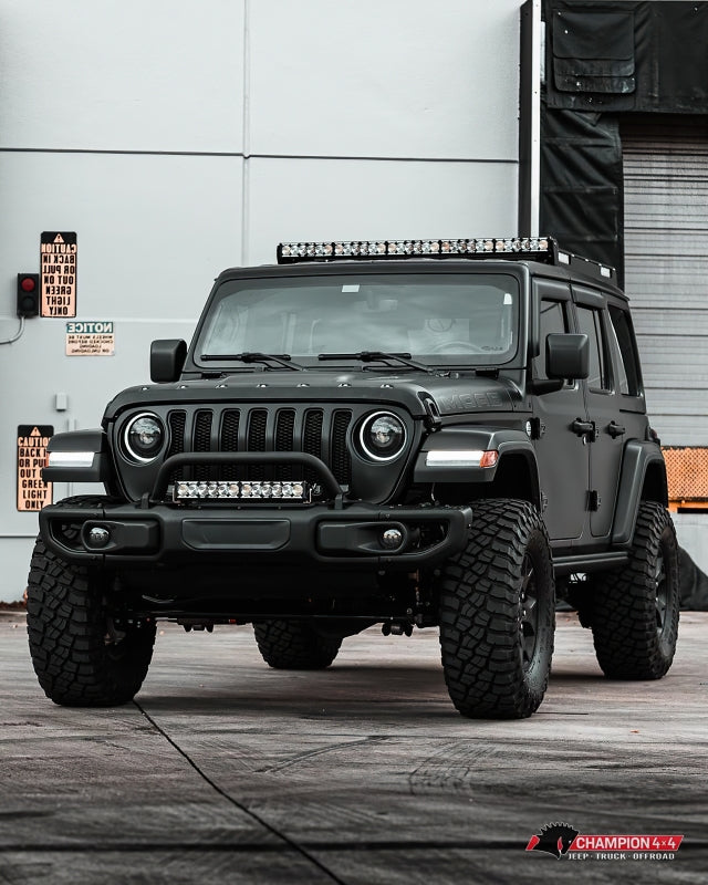 Oracle Oculus Bi-LED Projector Headlights for Jeep JL/Gladiator JT - Matte Blk - 5500K