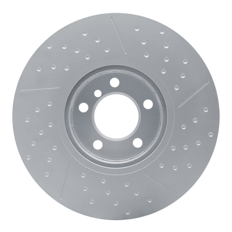 R1 12-21 BMW 230I xDrive Front Carbon Alloy GeoMET Dimpled & Slotted Rotor