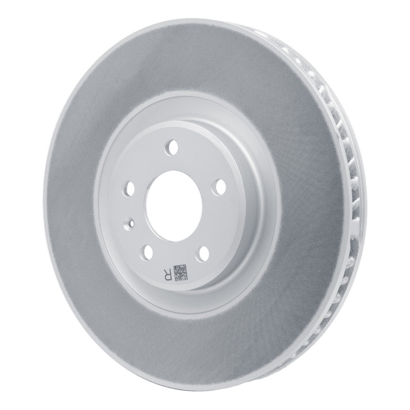 R1 15-23 Porsche Macan Right Front Slotted Carbon Alloy GeoMET Rotor