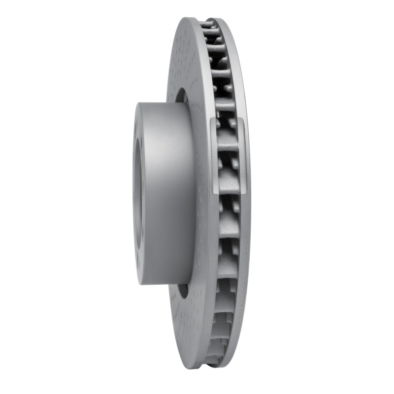 R1 94-98 Porsche 911 Left Front Drilled Carbon Alloy GeoMET Rotor