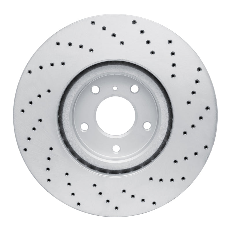DFC 07-15 Infiniti G37 Front Left Drilled Geoperformance Rotor
