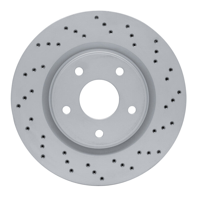 DFC 12-25 Chrysler Town & Country Front Right Drilled Geoperformance Rotor