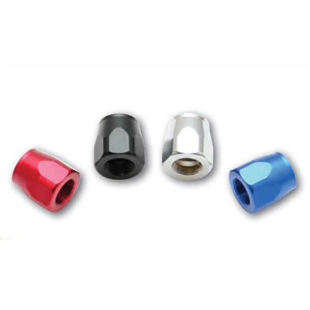 Vibrant -12AN Hose End Socket - Silver