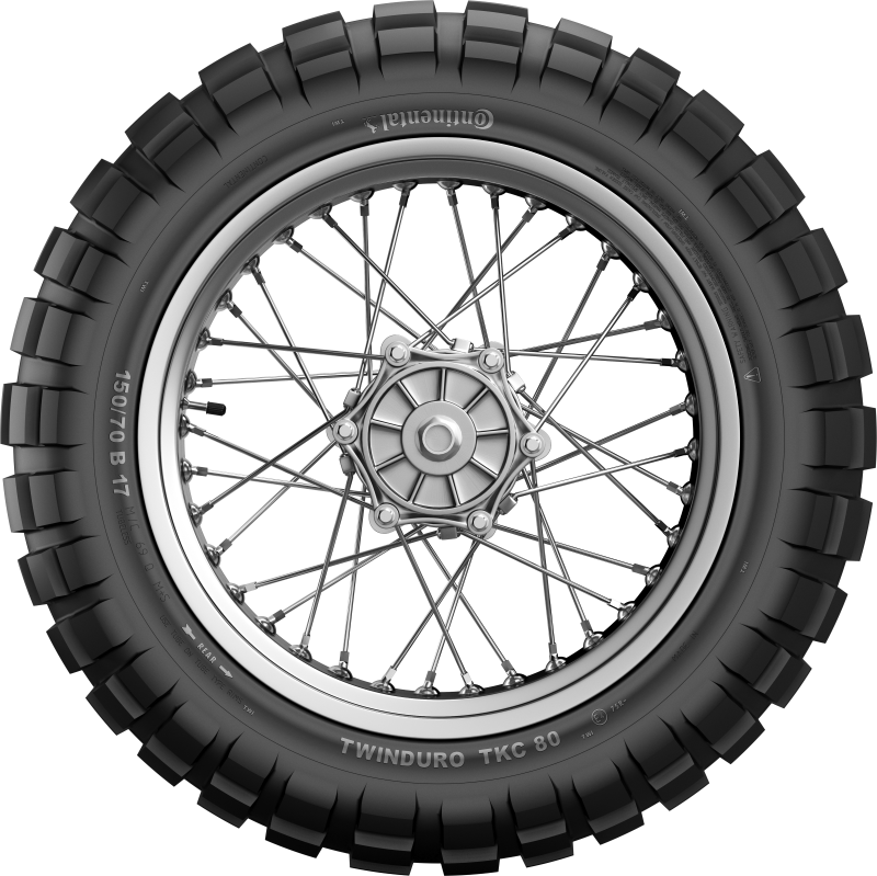 Continental TKC 80 Twinduro M+S - 170/60B17 M/C 72Q TL Rear