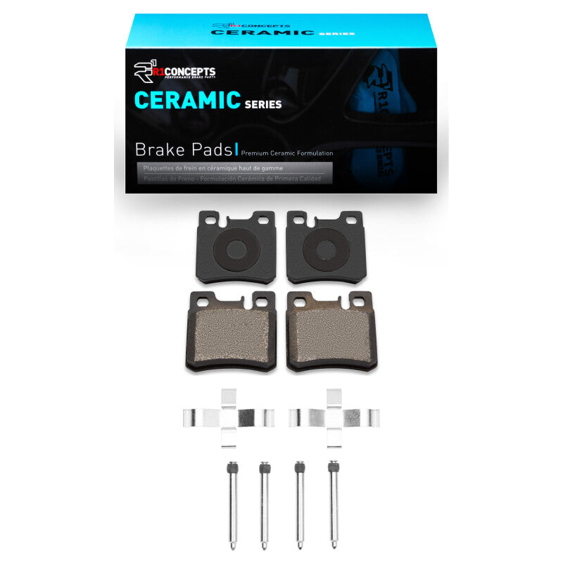 R1 1987-2000 Mercedes-Benz SL320 Rear R1 Ceramic Pads & Hardware Kit