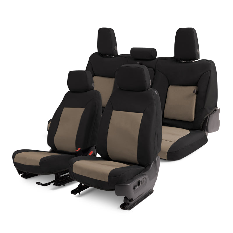 Covercraft 21-24 Ford Escape Endura PrecisionFit Custom Second Row Seat Covers - Tan/Black
