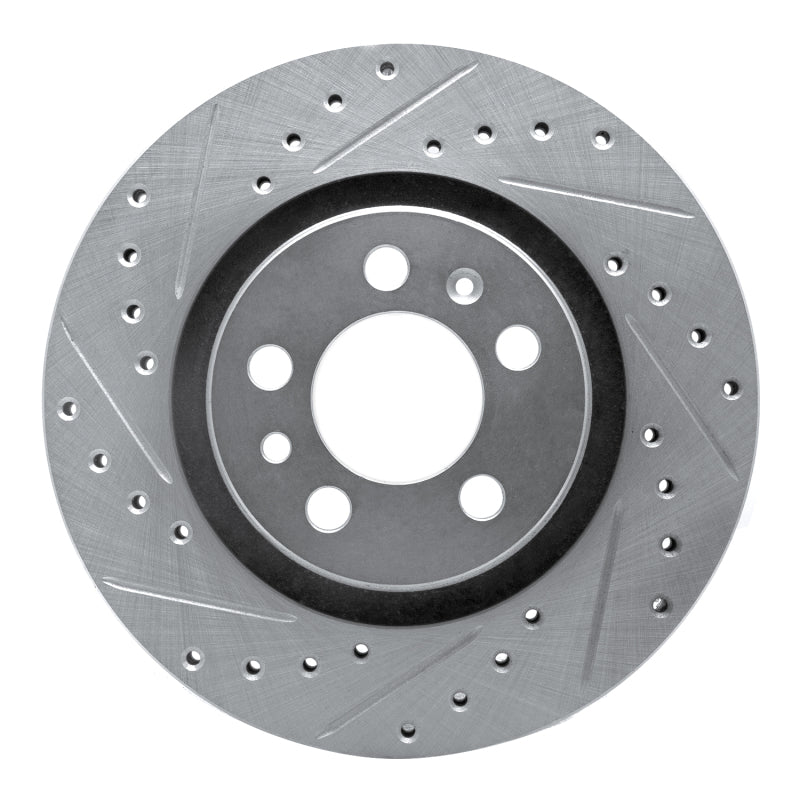 DFC 98-15 Volkswagen Jetta Wagon/Jetta Sedan Front Left Drilled & Slotted Silver Brake Rotor