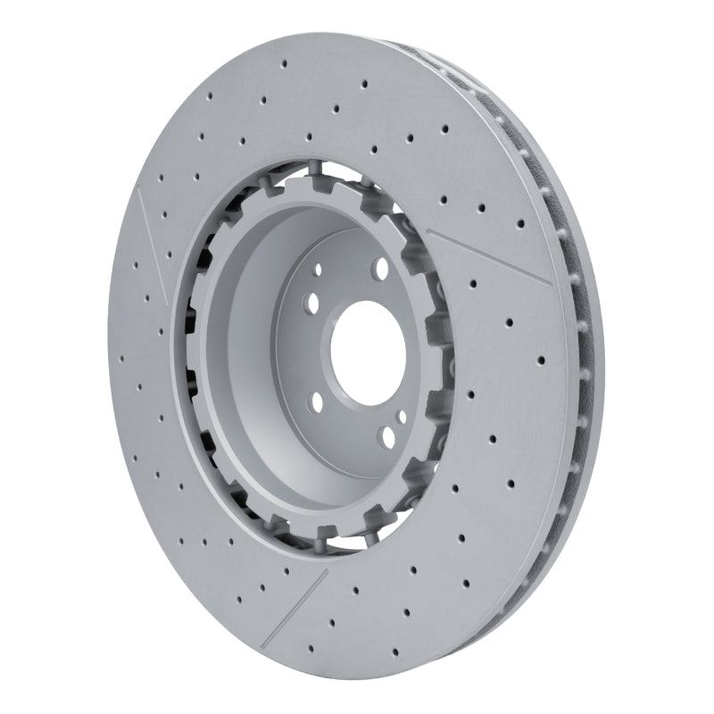 R1 13-25 Mercedes-Benz AMG GT 63 S Front Drilled & Slotted Carbon Alloy GeoMET Rotor