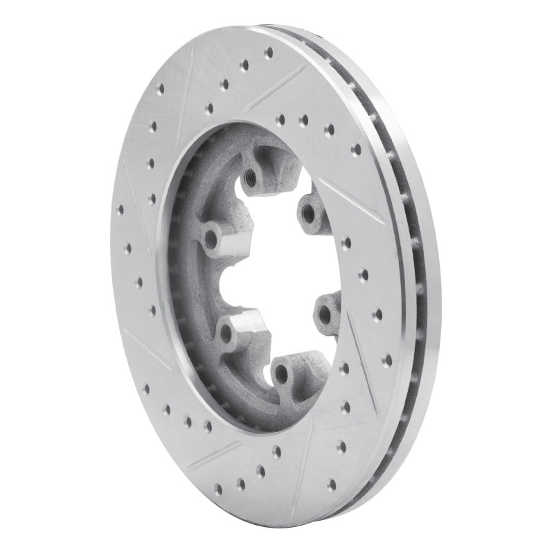 DFC 04-08 Chevrolet Colorado Front Right Drilled & Slotted Silver Brake Rotor
