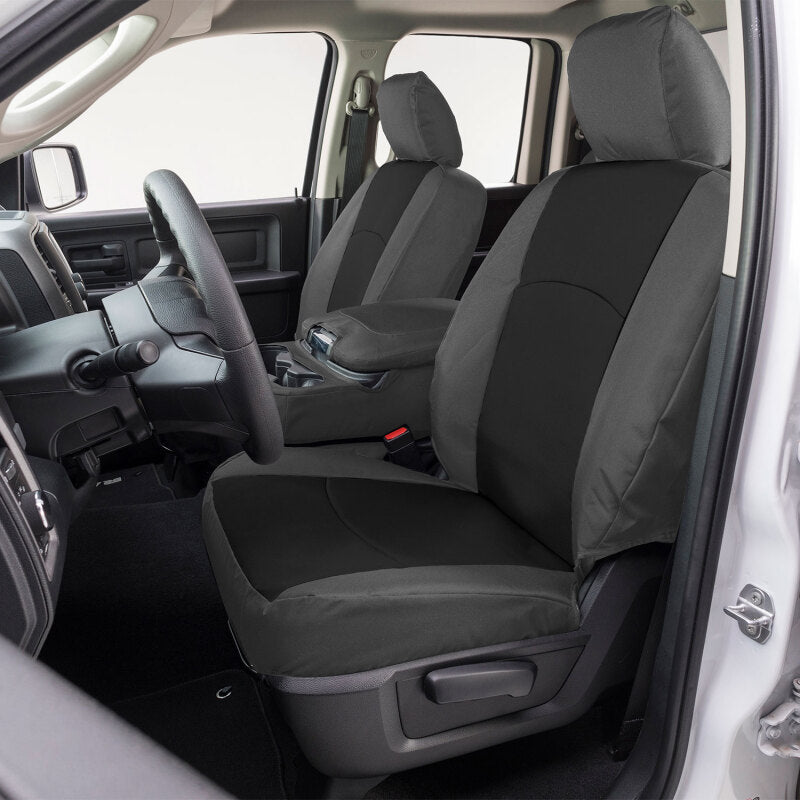 Covercraft 20-24 Ford Explorer Endura PrecisionFit Custom Third Row Seat Covers - Black/Charcoal