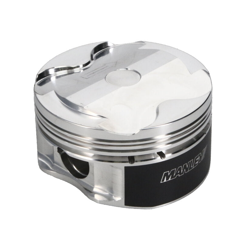Manley 2018+ Ford Coyote 5.0L 6.75cc Dish 3.700in Bore 12:1 CR 22mm Pin Platinum Ext Duty Piston