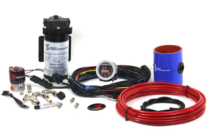 Snow Performance Chevy/GMC Stg 2 Boost Cooler Water Injection Kit (SS Braided Line 4AN Fittings)