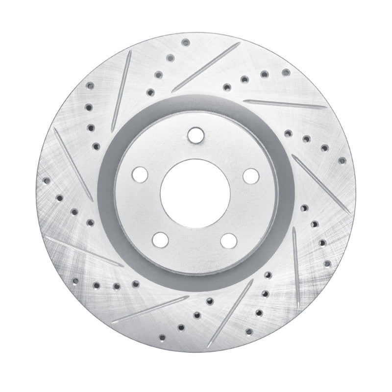 DFC 20-25 Ford Escape Front Left Drilled & Slotted Silver Brake Rotor