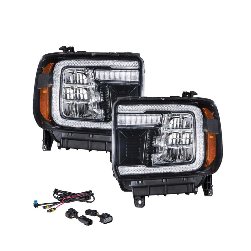 Form Lighting 2014 GMC Sierra LED Reflector Headlights (Pair)