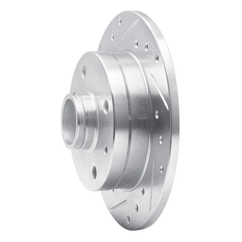 DFC 81-85 Mazda RX-7 Rear Left Drilled & Slotted Silver Brake Rotor