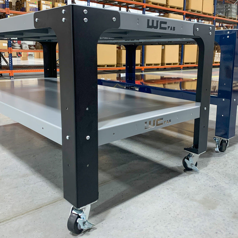 Wehrli Modular Steel Work Bench Top/Shelf Kit - 42in x 90in x .120in Thick (Raw Steel)