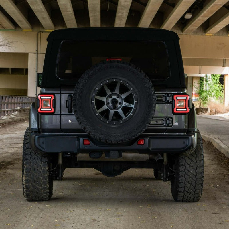 Form Lighting 2018-2023 Jeep Wrangler LED Tail Lights Red (Pair)