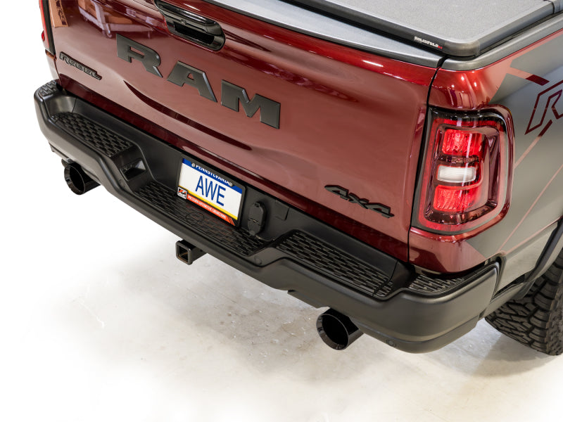 AWE Tuning 2025+ RAM 1500 3.0TT Rebel 0FG Cat-Back Exhaust w/ Diamond Black Tips
